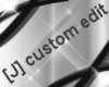 [J] custom edit