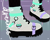Ombre Pastel Goth Boots