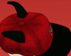 RED BLACK HORN CAP
