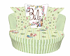 Green baby chair