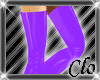 [Clo]X Me Boots Purple