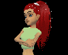 RB Rose Red Sparkle Hair