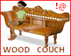 !@ Wood couch