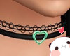 Minty Heart Choker