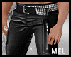 M-Skull Leather Pants