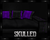 S* Black & Purple Sofa