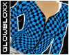 #Blue Checkered Hoodie#