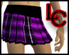 Dark Purple Mini Skirt