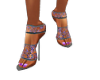 chrome&purple gem heels