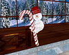 snowman candy cane decor