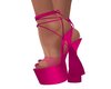 Pink Chunky Heels