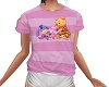 Pink Stripe Pooh Shirt