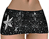 Blk Sequin Mini Skirt