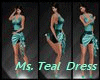 Ms. Teal Dress