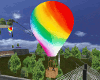 Rainbow air balloon anim