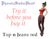 Top n Jeans red