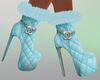 Blue elegant boots