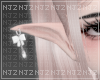 ⍨ elf ears white bow