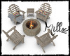 BG: FIRE PIT W/CHAIRS