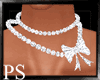 {PS} Dia.Ribbon Necklace