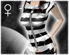 !T Striped blk/white Tee
