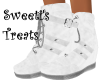 white runner boot