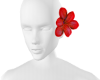 RED HAWAIIAN FLOWER L