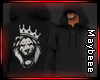 Crown Lion Male Hoodie