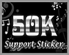 SINZ SUPPORT STICKER 50K