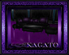 Black&Purple Club Couch