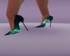 Dark Teal Pumps