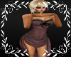 MAROON BURLESQUE DRES