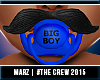 Tc. Big Boy Mustache blu