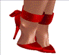 S* Red Christmas Heels