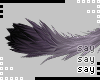 [S] Lilac/Black Cat Tail