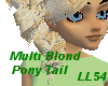 Multi Blond Pony Tail