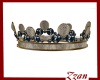 diamond & saphire crown