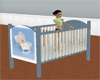 Big blue baby Crib