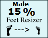 Feet Scaler 15% Male