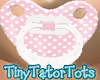 Kids Pink Polka Dot Paci