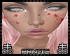 ♛ Face Sparkles Red
