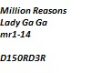 Million reasons ladygaga