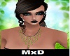 mxd -green necklace