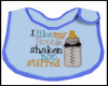 FUNNY BABY BIB BLUE