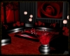 Gothic mod.Blk&Red Sofa