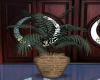 brick potted plant