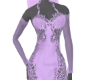 Lilac Lace Prom Dress