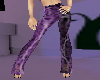 (HAE) Purple Print Pants