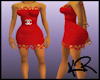 Redlace"cc"dress