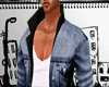 Hot Jeans Jacket Blue